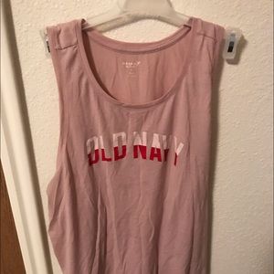 old navy pinkish tank top
